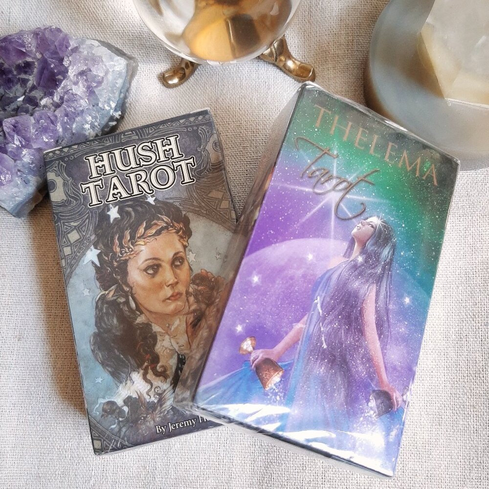 Mini Tarot Card Hush & Thelema Bundle (X2)